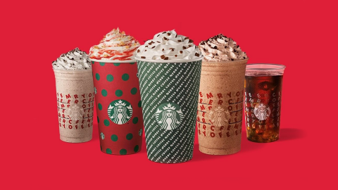 Starbucks Lan A Bebidas Para O Natal Folha De Alphaville